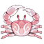 Pale Red Crab