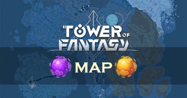 Mapa interativo da Tower of Fantasy: núcleos, baús e chefes [todos os  símbolos]